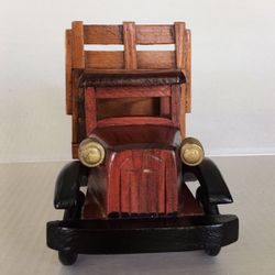 Home Decorative Wooden Vintage Truck Model