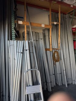 1-5/8" GALVANIZED STEEL TUBE - pipas para carpas