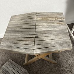 Melino Wooden Stools – Set of 2 Modern sculptural wooden stools 