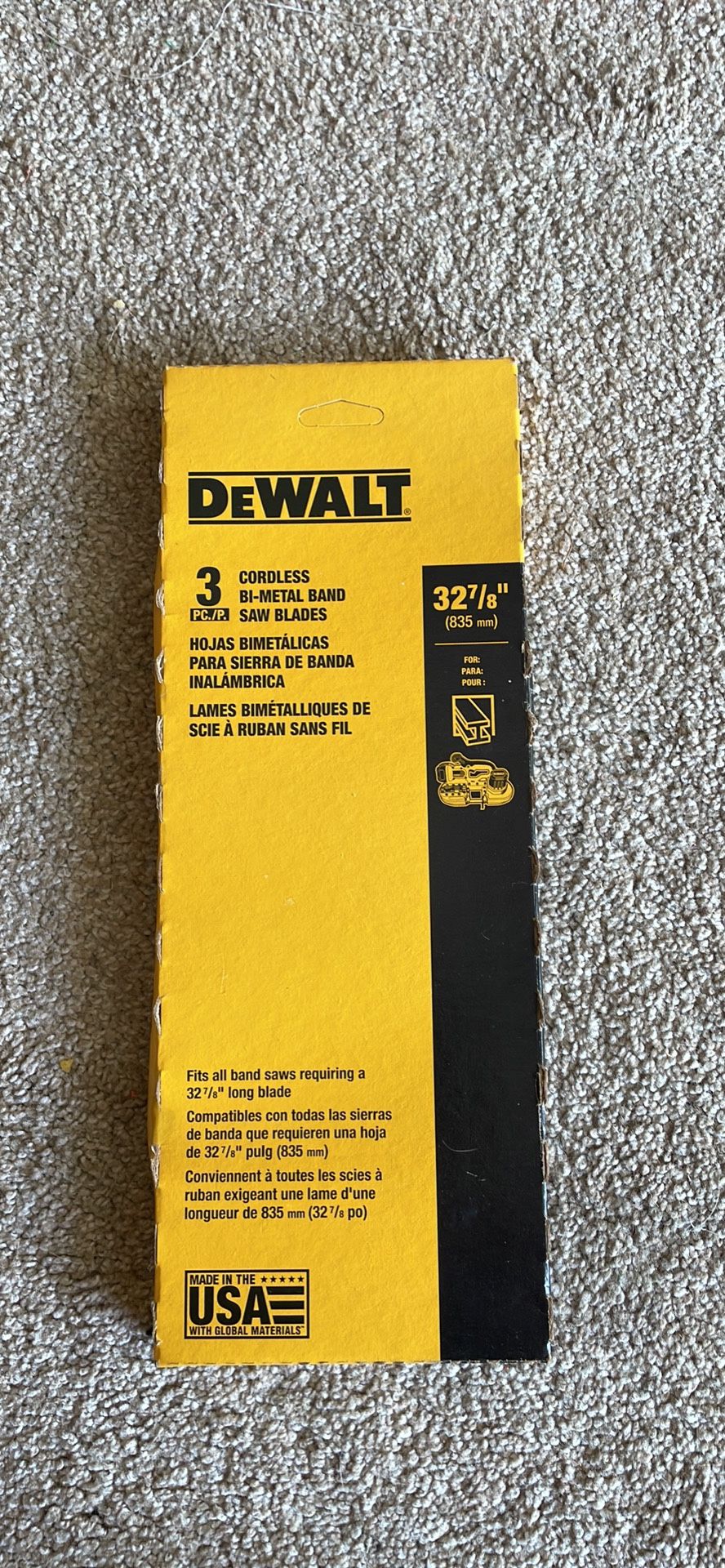 DEWALT 3-Pack 32-7/8-in L x 1/2-in W x 24-TPI Bi-metal Blade