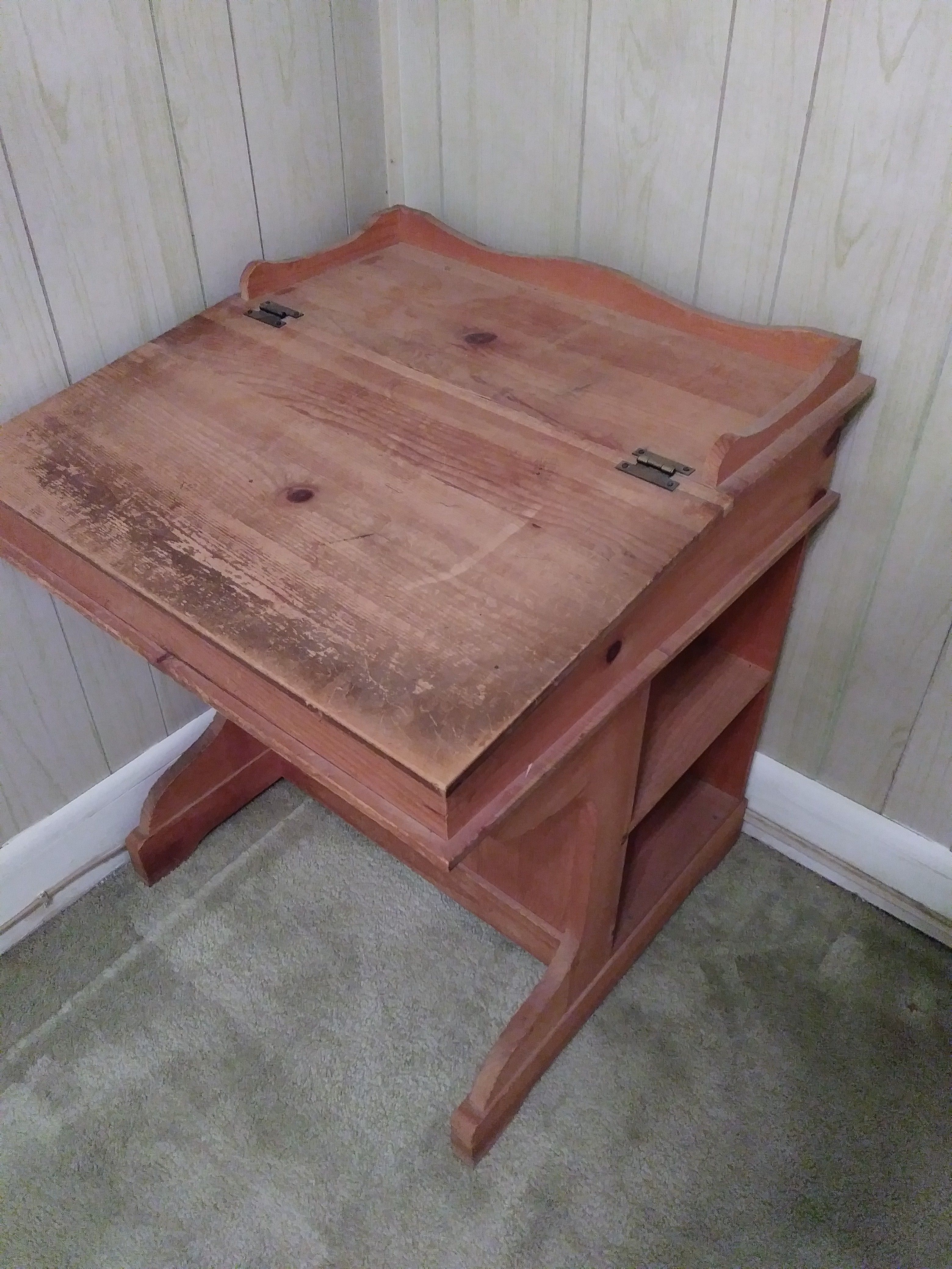 Vintage school desk