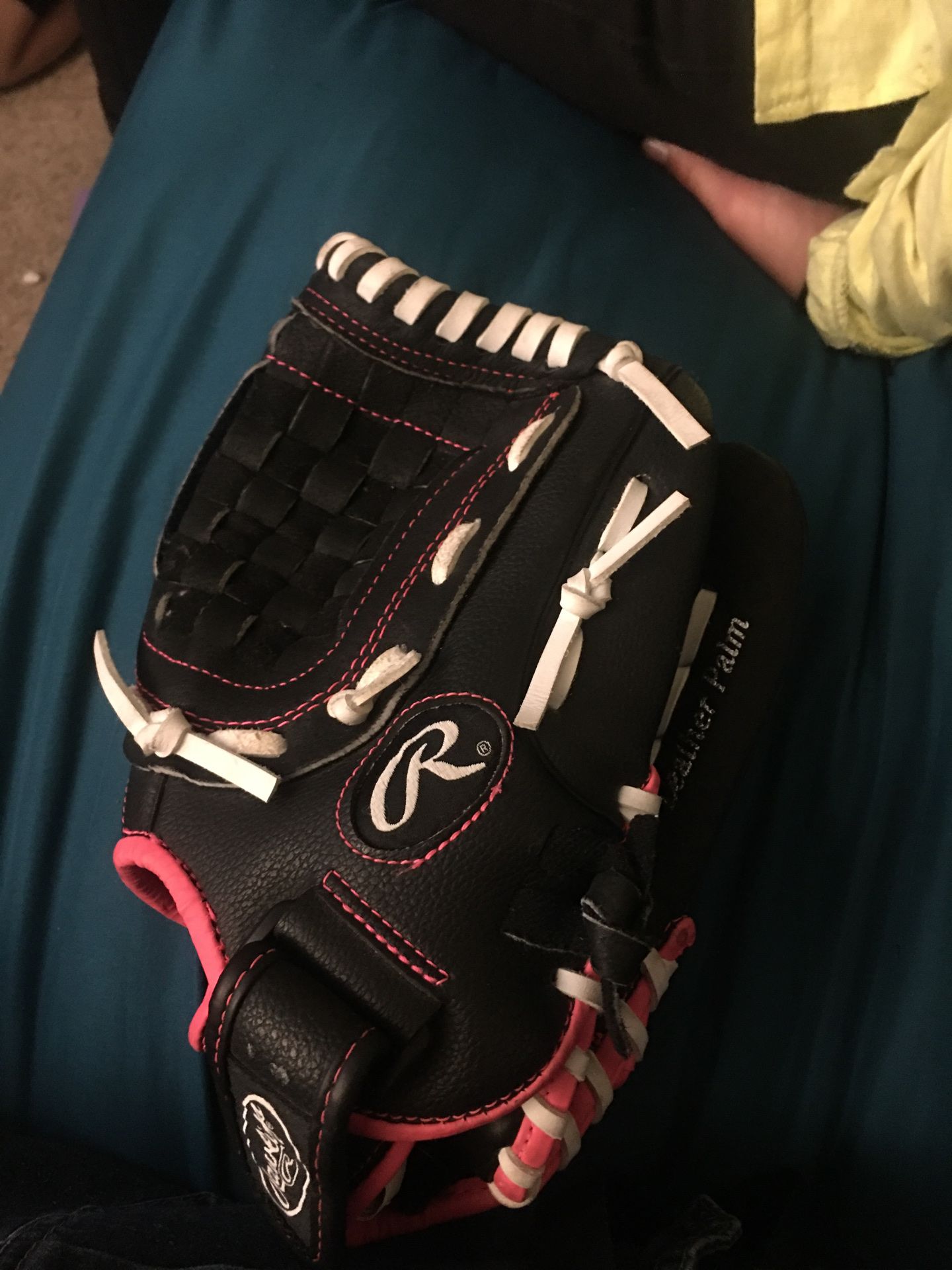 Girls softball glove