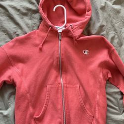 Pink/Orange Highlighter Champion Zipup XS