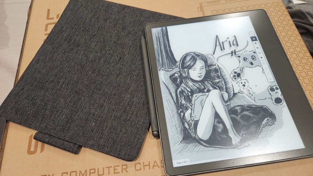 64GB Kindle Scribe W/ Advanced Pen And Cover