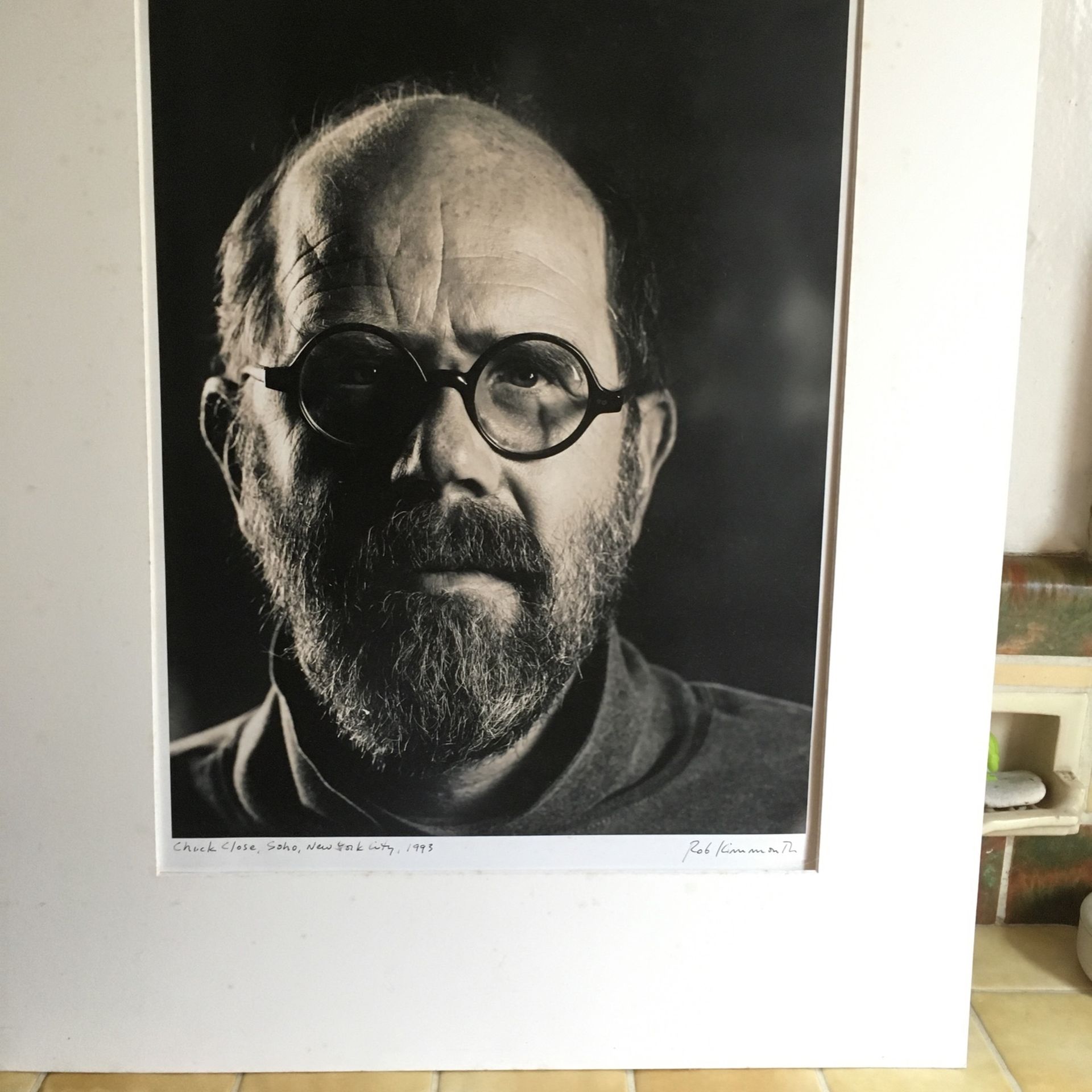 16x20 Photo Of American Painter Chuck Close
