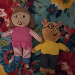 Arthur & DW Read Collectible 8" Plushies