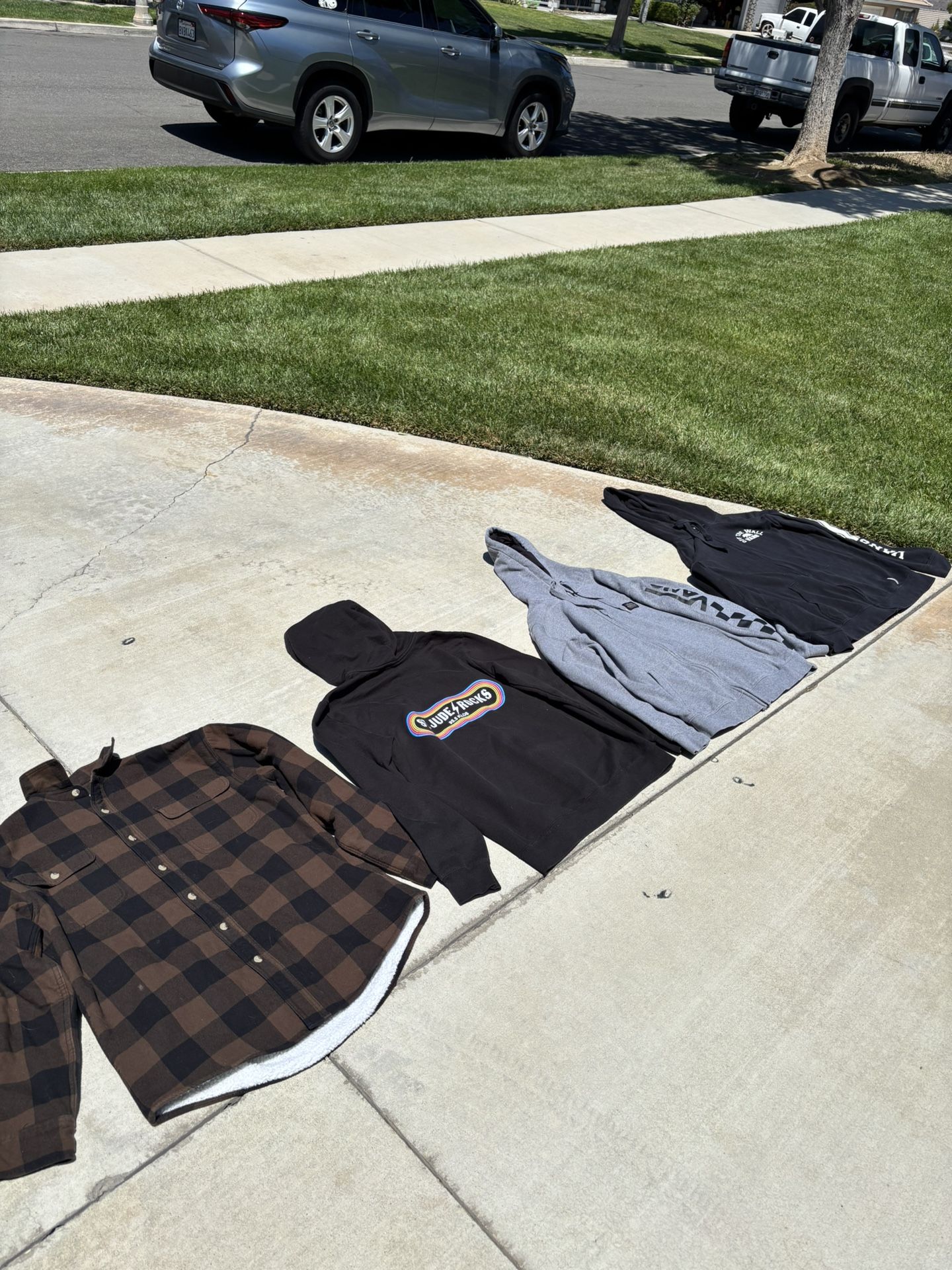 SET OF 4 BOYS / MENS JACKETS