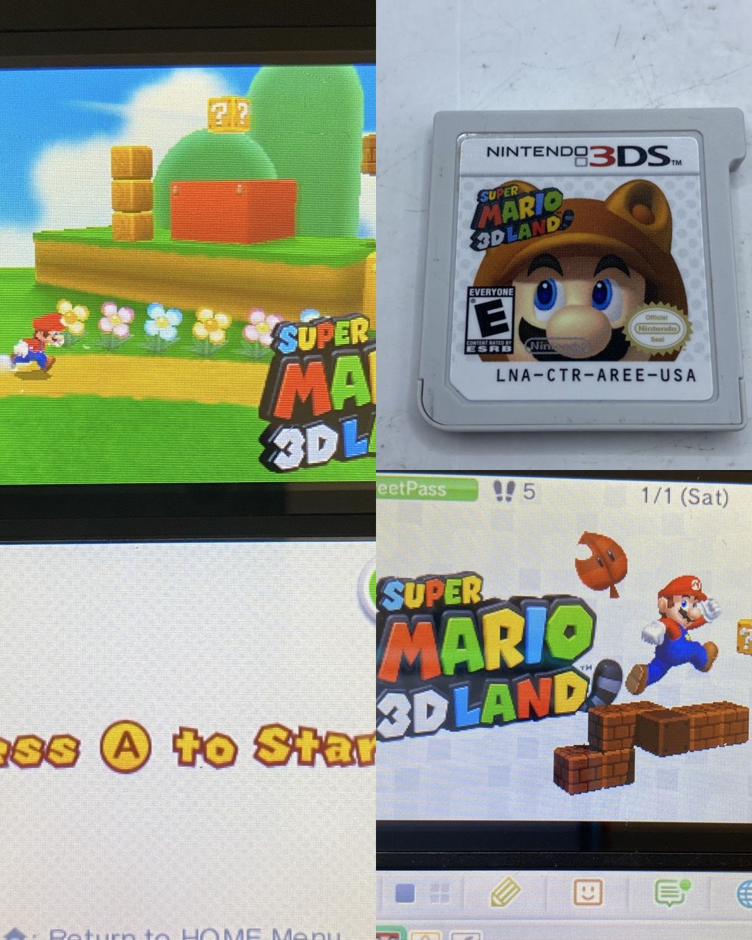 Super Mario 3D Land (Nintendo 3DS, Cartridge Only) - Tested & Working Authentic
