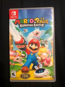 Mario and rabbids kingdom battle Nintendo switch video game