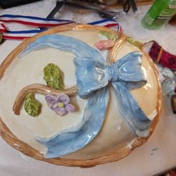 Oversized Hand Painted Egg By Valerie