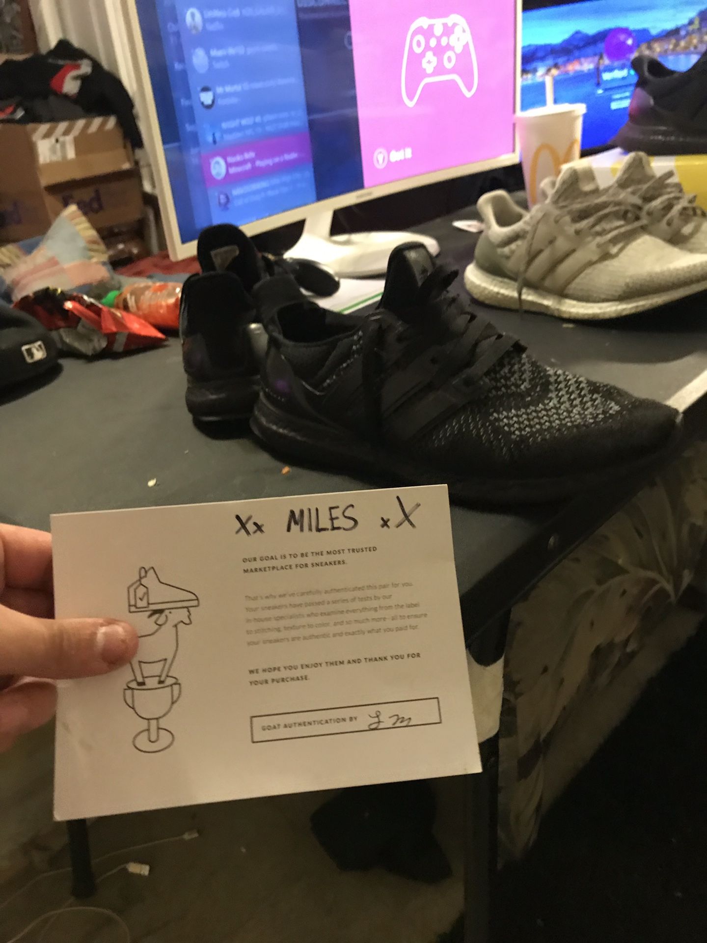 Adidas size 11 ultra boost 1.0