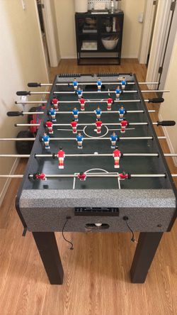 Foosball table.