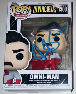JK J.K. SIMMONS SIGNED AUTOGRAPHED OMNI MAN INVINCIBLE FUNKO POP #1500 BAS COA!