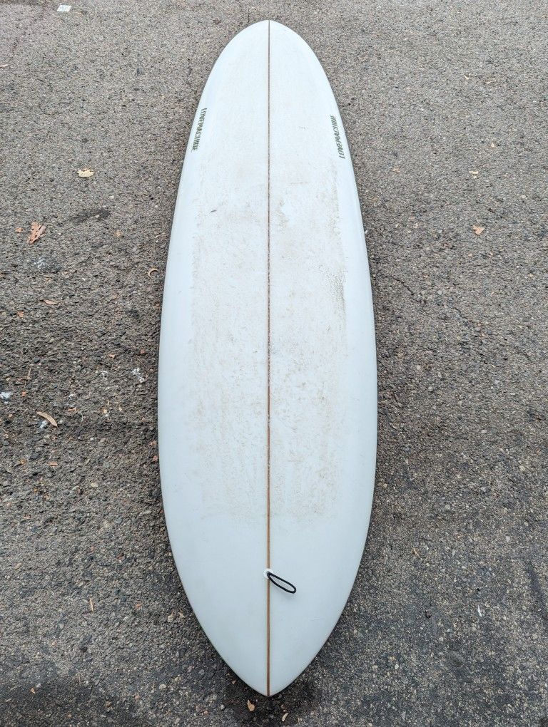 7'10" Ryan Lovelace Love Machine Thick Lizzy Midlength Egg surfboard 
