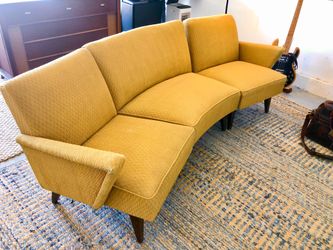 3 Sectional Couch Mid Century Modern