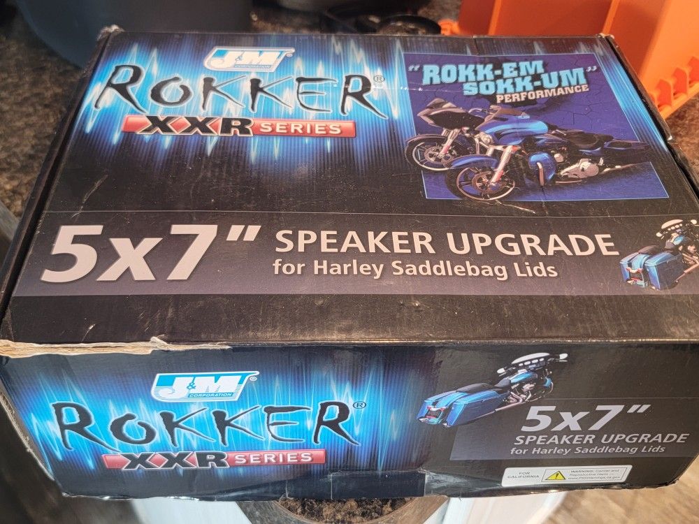 ROKKER™ 5x7" SPEAKERS FOR BOOM SADDLEBAG LID KIT