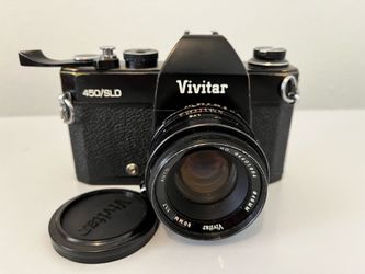 Vivitar 450/SLD 35mm Camera w/ Lens UNTESTED