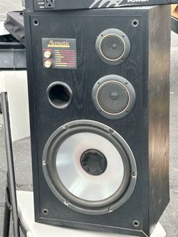 Acoustic studio speakers