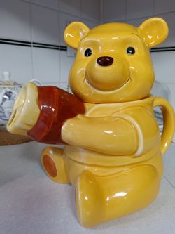 Vintage Disney Winnie The Pooh Cookie Jar Water Pitcher