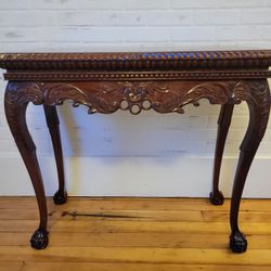 Red mahogany vintage table