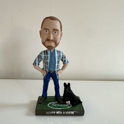 Scott’s Lawn Care Bobblehead Figurine “Scott for Scotts” Advertising Promo Dog