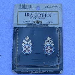 180th Transportation Battalion Crest  "Rex Viae" Pair of Army Lapel / Hat Pins