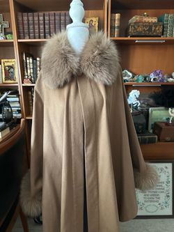 Vintage Fur Coat/ Cape