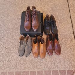 Men's Leather Boots Lot $200