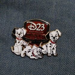 LIMITED EDITION Disney Pin D23 2011 101 Dalmations Anniversary 750 