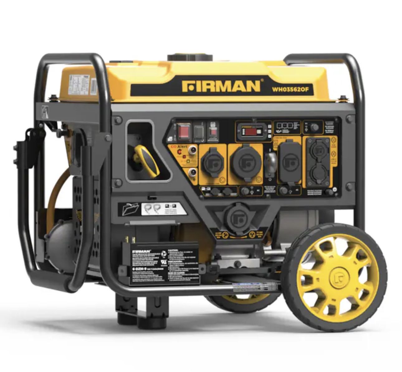 Firman Electric Start 120V Open Frame 4400 -Watt Dual Fuel (Gasoline/Propane) Inverter Generator