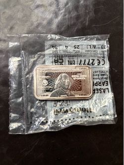 1 oz .999 silver bar