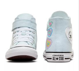 Converse Chuck Taylor All Star Little Kid Girls' Heart Patch Easy-On Shoes