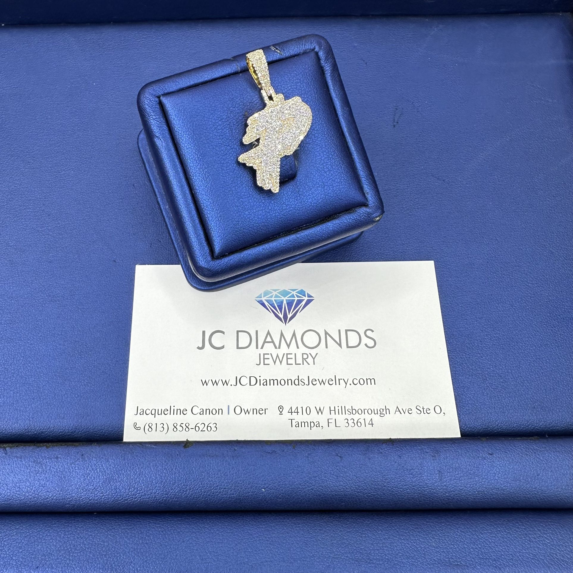 Pendant Letter p 10k Diamonds 💎