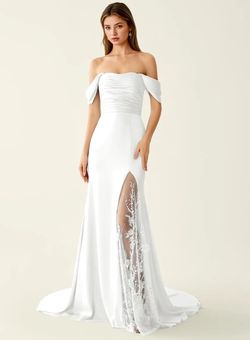 Off-Shoulder Mermaid Wedding Dress