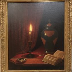 Rudi (Rudy) Rusche - Original Candle Oil Painting