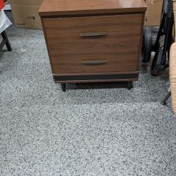 VINTAGE NIGHTSTAND. CITY OF ORANGE. $10. FIRM