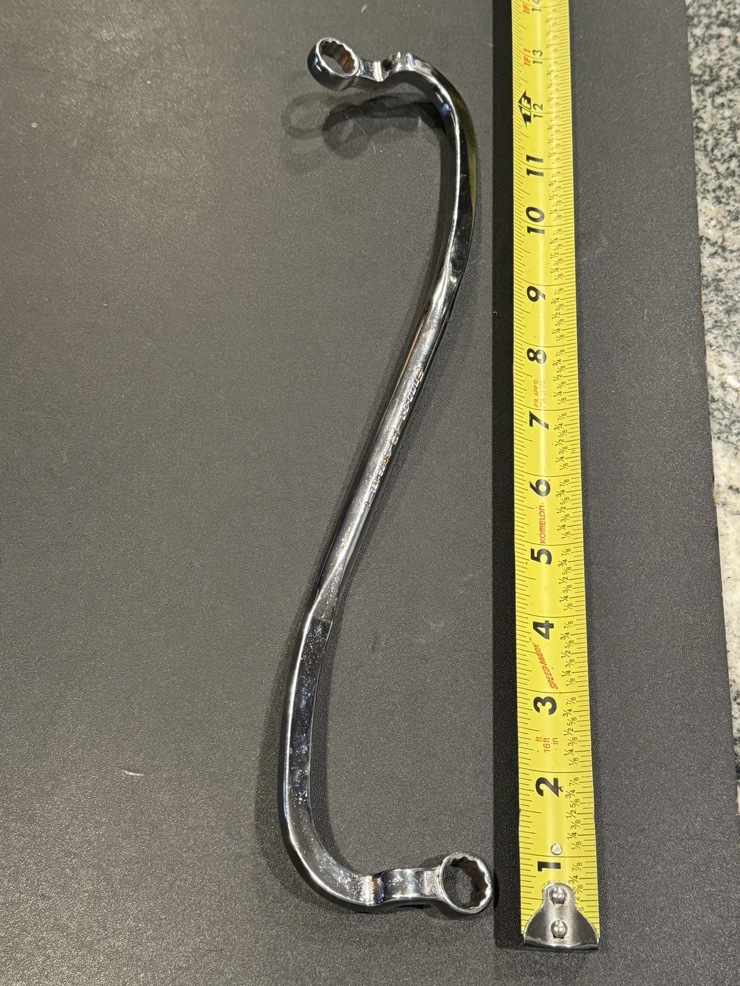 Snap-on S6172 13mm 12 Point 12" Metric Chrome Door Hinge Wrench USA