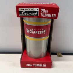 Tampa Bay Buccaneers 20 oz Stainless Steel Tumbler with Box