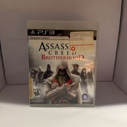 Assassin’s creed brotherhood pS3 game