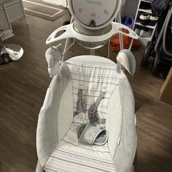 Ingenuity InLighten Soothing Swing – Van the Elephant