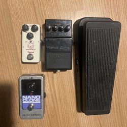 Guitar pedals