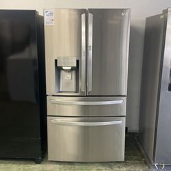 LG Platinum Four Door French Door Refrigerator