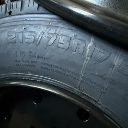 215/75R17.5 Wheel And Tire Assembly —NEW 18 Ply