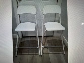 2 ikea stools 24 inches height seat