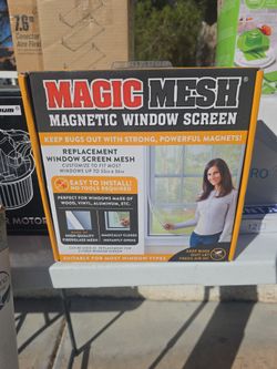 Magic Mesh Magnetic Window Screen