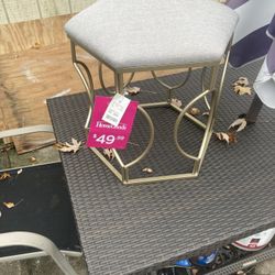 HomeGoods Hexagonal Stool