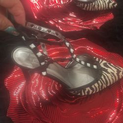 The Sexy Zebra High Heels By J. Renee’