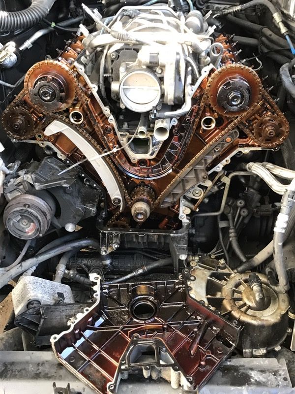 03 05 range rover hse timing chain guide replacement engine