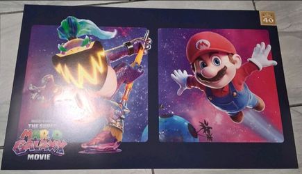 Trade only Super Mario Bros. 40th Anniversary/Mario Galaxy Target Exclusive Poster New