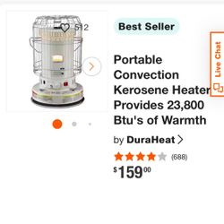 Portable Heater 23,800 Gas 